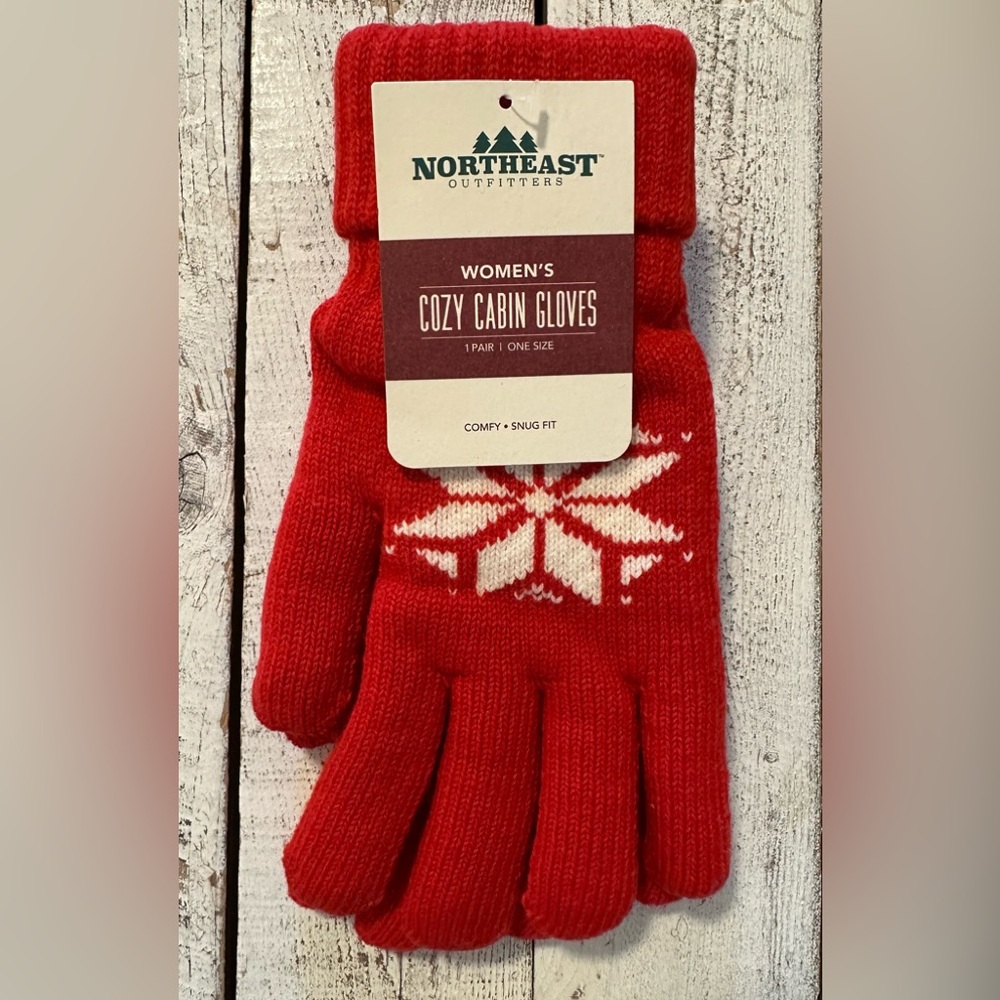 Women’s Cozy Cabin Gloves by Northeast Outfitters - NWT/NIP